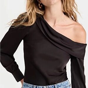 NWT Nordstrom Astr Black Blouse Size XS